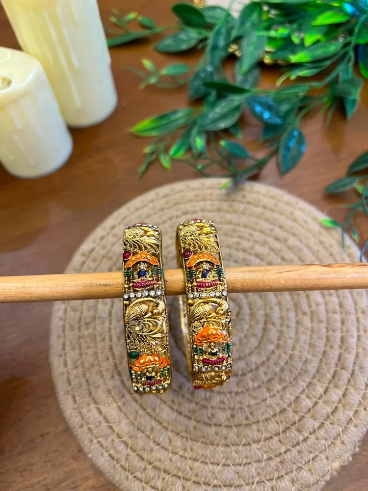 Statement Bangles — Enamel Lakshmi