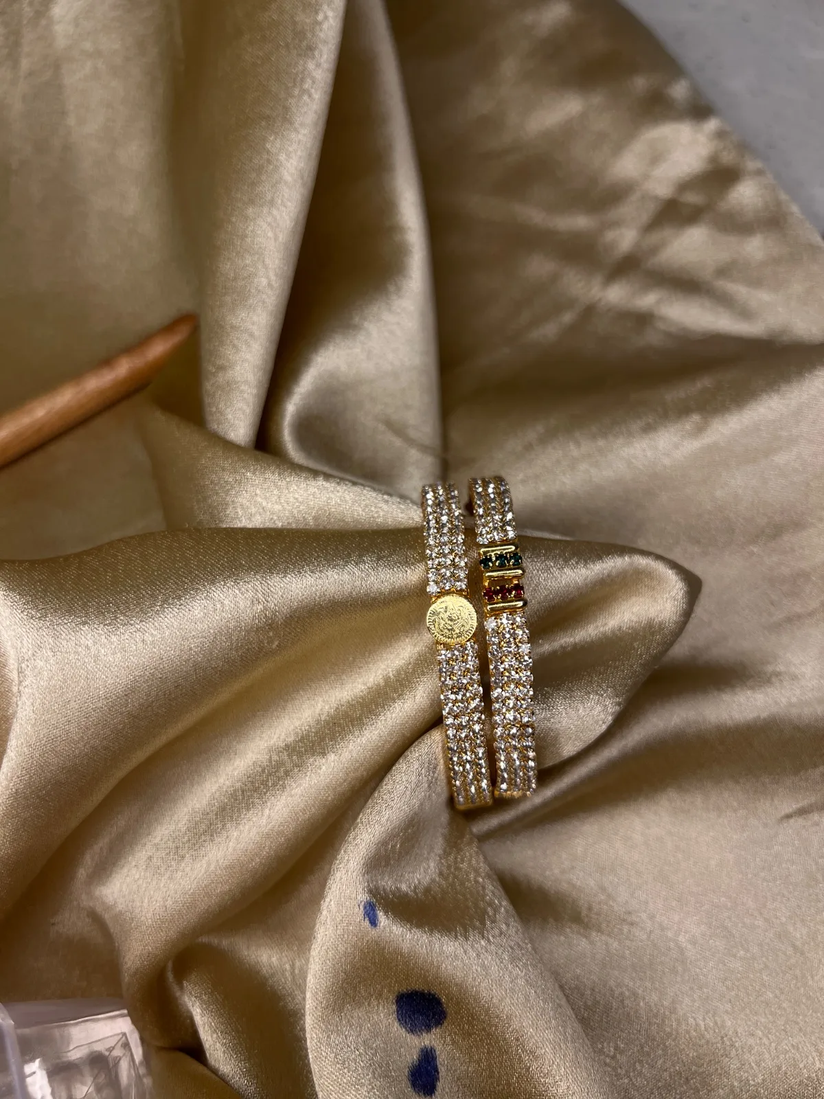 Kids Bangle — White Stone Kashu