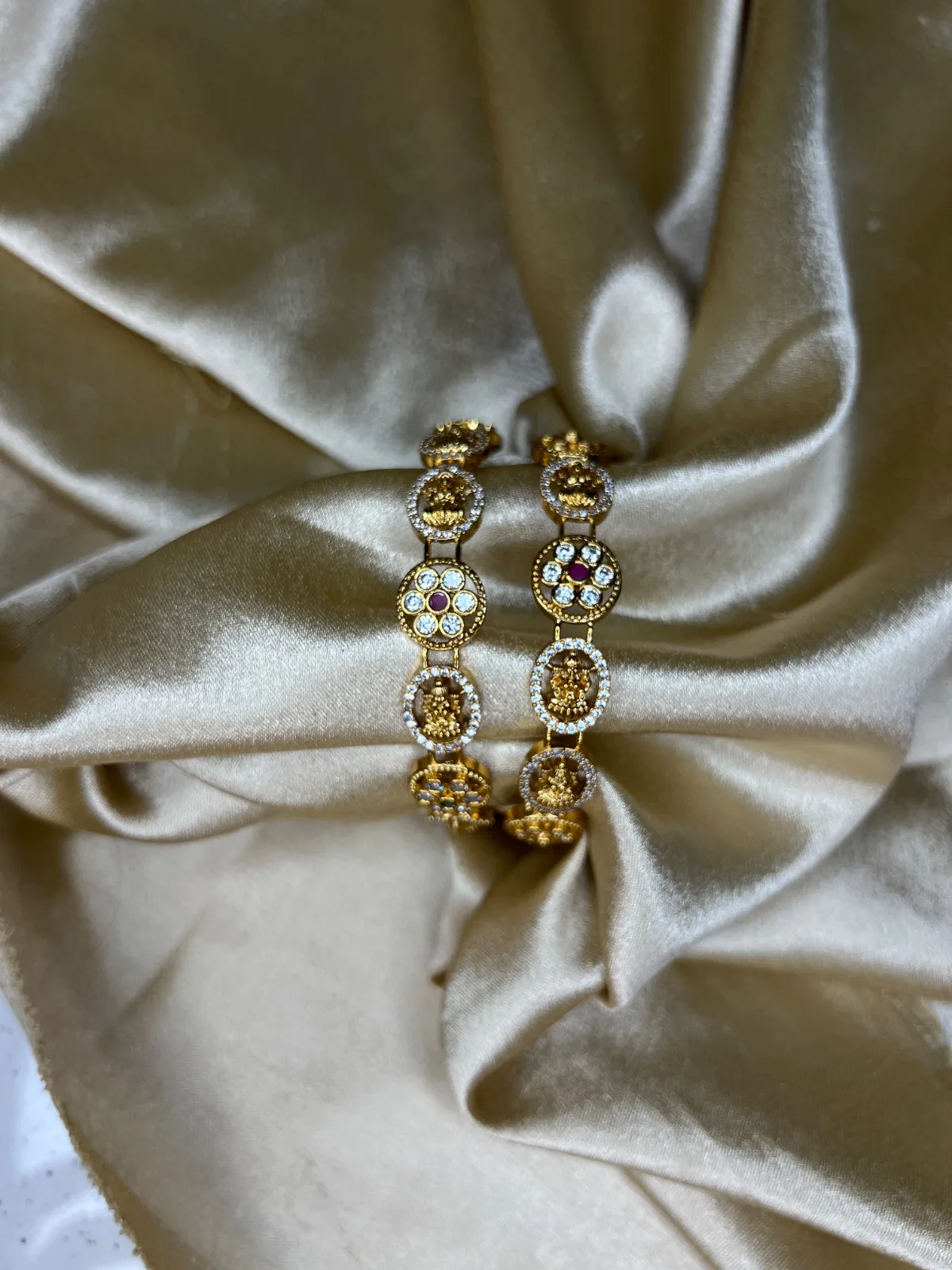Statement Bangles — Flower Lakshmi